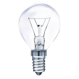 Müller-Licht Glühbirne Backofenlampe Tropfen 25W E14 klar 170lm warmweiß 2700K dimmbar