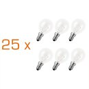 25 x Glühbirne Tropfen 15W E14 KLAR Glühlampe 15 Watt Glühbirnen Glühlampen Industrieverpackt