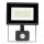 Spectrum LED Fluter Noctis Lux 3 Schwarz IP44 20W 2000lm Neutralweiß 4000K mit Bewegungsmelder