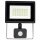 Spectrum LED Fluter Noctis Lux 3 Schwarz IP44 30W 2900lm Tageslichtweiß 6000K mit Bewegungsmelder