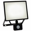 Spectrum LED Fluter Noctis Lux 3 Schwarz IP44 50W 4700lm Tageslichtweiß 6000K mit Bewegungsmelder