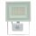 Spectrum LED Fluter Noctis Lux 3 Weiß IP44 50W 4500lm Neutralweiß 4000K mit Bewegungsmelder