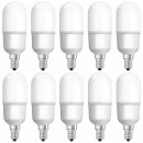 10 x Osram LED Leuchtmittel Röhre Stick 9W = 75W E14...