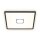 Briloner LED Deckenleuchte Aufbaupanel Free Schwarz 19x19cm 15W 1400lm Neutralweiß 4000K + Backlight