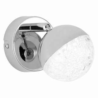 Action LED Wandleuchte Spot Sanan Chrom 4,5W 380lm warmweiß 3000K schwenkbar