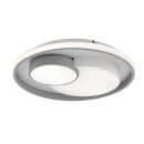 Wofi LED Wand- & Deckenleuchte Fela Weiß rund Ø50cm 34W 2250lm warmweiß 3000K 3-Stufen-Dimmbar