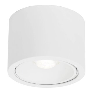AEG LED Deckenleuchte Strahler Leca Weiß 9W 850lm warmweiß 3000K schwenkbar