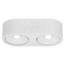 AEG LED Deckenleuchte Strahler Leca Weiß 2 x 9W...
