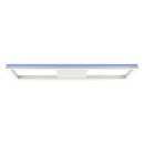 Brilliant LED Wand- & Deckenleuchte Icarus Weiß 100x25cm 37W 3800lm RGB + CCT Dimmbar mit Fernbedienung