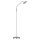 Wofi LED Stehleuchte Orta Nickel matt 135cm 12W 800lm warmweiß 3000K Dimmbar mit Schalter