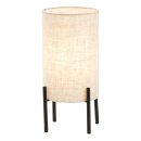 Brilliant Tischleuchte Fairhill Schwarz/Natur max. 25W...