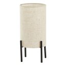 Brilliant Tischleuchte Fairhill Schwarz/Natur max. 25W...