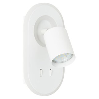 Brilliant LED Wandleuchte Spot Kimon Weiß 9,5W GU10 1200lm warmweiß 3