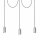 Paul Neuhaus Pendelleuchte Turn Me Beton Grau max. 3 x 60W E27 ohne Leuchtmittel