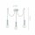 Paul Neuhaus Pendelleuchte Turn Me Beton Grau max. 3 x 60W E27 ohne Leuchtmittel