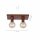 Paul Neuhaus Deckenleuchte Turn Me Rost Braun max. 2 x 60W E27 ohne Leuchtmittel