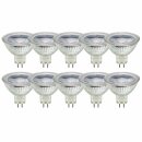 10 x LED Glas Reflektor MR16 5W GU5,3 12V 350lm...