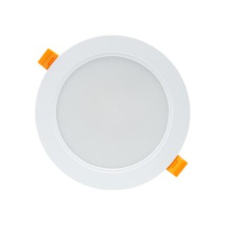 Spectrum LED Einbauleuchte Downlight DURE 3 Weiß rund Ø14,5cm IP54 12W 1500lm Tageslicht 6000K kaltweiß 110°