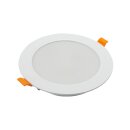 Spectrum LED Einbauleuchte Downlight DURE 3 Weiß rund Ø14,5cm IP54 12W 1500lm Tageslicht 6000K kaltweiß 110°