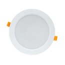 Spectrum LED Einbauleuchte Downlight DURE 3 Weiß rund Ø17cm IP54 18W 2200lm Neutralweiß 4000K 110°