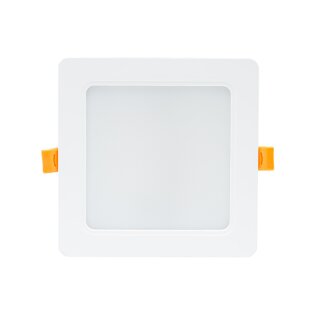 Spectrum LED Einbauleuchte Downlight DURE 3 Weiß eckig 14,5x14,5cm IP54 12W 1500lm Tageslicht 6000K kaltweiß 110°