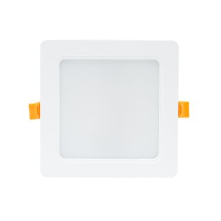 Spectrum LED Einbauleuchte Downlight DURE 3 Weiß eckig 14,5x14,5cm IP54 12W 1500lm warmweiß 3000K 110°