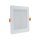Spectrum LED Einbauleuchte Downlight DURE 3 Weiß eckig 14,5x14,5cm IP54 12W 1500lm warmweiß 3000K 110°