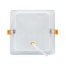 Spectrum LED Einbauleuchte Downlight DURE 3 Weiß eckig 17x17cm IP54 18W 2200lm Tageslicht 6000K kaltweiß 110°