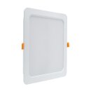 Spectrum LED Einbauleuchte Downlight DURE 3 Weiß eckig 22x22cm IP54 24W 2900lm Tageslicht 6000K kaltweiß 110°