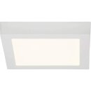 Brilliant LED Deckenleuchte Aufbaupanel Jarno 23cm weiß 18W 1510lm Warmweiß 3000K