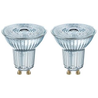 2 x Bellalux LED PAR16 Glas Reflektor 3,6W = 50W GU10 350lm warmweiß 2700K 36°