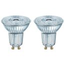 2 x Bellalux LED PAR16 Glas Reflektor 3,6W = 50W GU10...