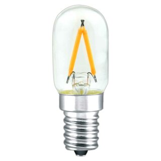 LED Filament Leuchtmittel Röhre T22x55 1,5W E14 klar 180lm extra warmweiß 2200K