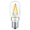 10 x LED Filament Leuchtmittel Röhre T22x55 1,5W E14 klar 180lm extra warmweiß 2200K