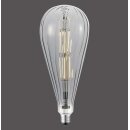 LED Filament Leuchtmittel Vintage A125 6W = 32W E27 Rauchglas 350lm warmweiß 2700K 330° DIMMBAR