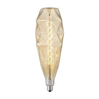 LED Spiral Filament Leuchtmittel Vintage 6W = 15W E27 Gold 350lm warmweiß 2700K DIMMBAR