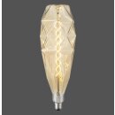LED Spiral Filament Leuchtmittel Vintage 6W = 15W E27 Gold 350lm warmweiß 2700K DIMMBAR