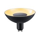 Paulmann LED Deko Reflektor Schwarz/Gold 4,9W GU10 170lm extra warmweiß 1900K 55° 3-Stufen-Dimmbar