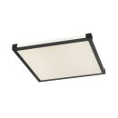 LeuchtenDirekt LED Panel Schwarz 45x45cm 28W 1400lm RGB CCT 2700-6500K Dimmbar mit Fernbedienung