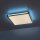 LeuchtenDirekt LED Panel Schwarz 45x45cm 28W 1400lm RGB CCT 2700-6500K Dimmbar mit Fernbedienung
