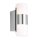 Emil Lux LED Außenwandleuchte Survia Grau/Weiß IP65 10,5W 1000lm Warmweiß 3000K