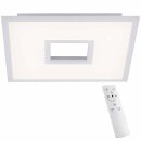 LeuchtenDirekt LED Deckenleuchte Weiß 45cm 31W 2200lm CCT 2700K-5000K Dimmbar RGB Backlight Fernbedienung