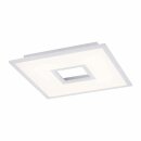 LeuchtenDirekt LED Deckenleuchte Weiß 45cm 31W 2200lm CCT 2700K-5000K Dimmbar RGB Backlight Fernbedienung
