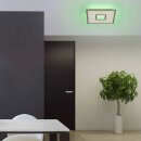 LeuchtenDirekt LED Deckenleuchte Weiß 45cm 31W 2200lm CCT 2700K-5000K Dimmbar RGB Backlight Fernbedienung