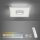 LeuchtenDirekt LED Deckenleuchte Weiß 45cm 31W 2200lm CCT 2700K-5000K Dimmbar RGB Backlight Fernbedienung