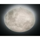Trio LED Deckenleuchte Lunatic Mond Weiß Ø60cm 40W 4000lm 3000K-5500K Dimmbar mit Fernbedienung
