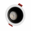 Spectrum Einbauleuchte Downlight Fiale Comfort Weiß/Schwarz Ø8,5cm max. 10W GU10 ohne Leuchtmittel