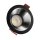 Spectrum Einbauleuchte Downlight Fiale Comfort Schwarz/Silber Ø8,5cm max. 10W GU10 ohne Leuchtmittel