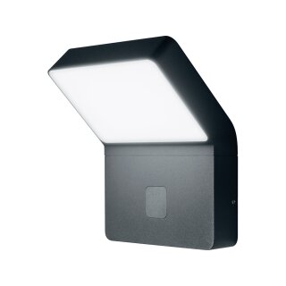 Osram LED Außenleuchte Wandleuchte Endura Style Wall Wide Dunkelgrau IP44 11,5W 750lm warmweiß 3000K mit Sensor