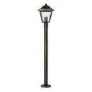 Osram Außenstehleuchte Endura Classic Tradition 100cm Schwarz/Gold IP44 max. 60W E27 ohne Leuchtmittel